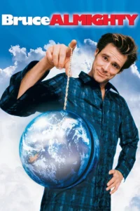 Official Bruce Almighty movie poster featuring Jim Carrey